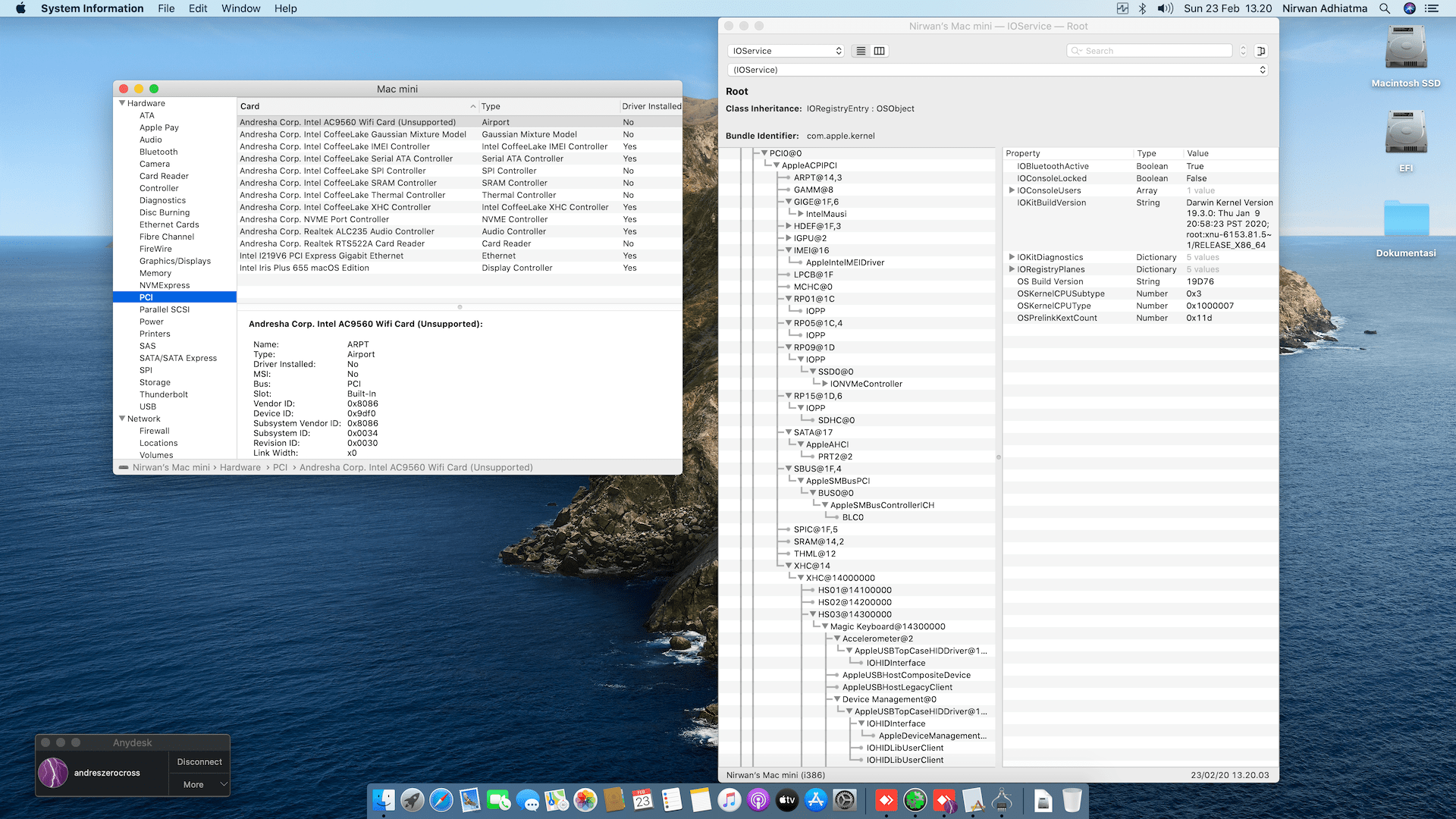 Intel NUC8i3BEH [CoffeeLake   Intel Irish Graphics 655] 10